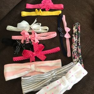 12 Baby headbands